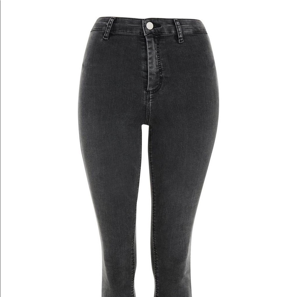 Topshop Black Joni Jeans